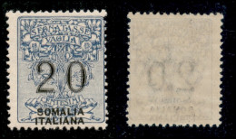 Colonie - Somalia - 1926 - 20 Cent (7 Varietà) Con Soprastampa In Basso - Gomma Integra - Non Catalogato - Altri & Non Classificati