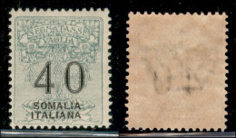 Colonie - Somalia - 1926 - 40 Cent (8) - Gomma Integra - Ben Centrato - Otros & Sin Clasificación