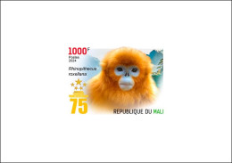 MALI 2024 - DELUXE PROOF - CHINA DIPLOMATIC RELATIONS - GOLDEN MONKEY MONKEYS APE APES SINGE SINGES - Apen