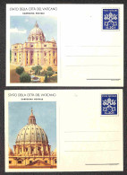 VATICANO - 1953 - Vedute (C12/C13 - 1/4) - Serie Completa - 8 Cartoline Postali - Nuove - Andere & Zonder Classificatie