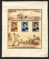 EUROPA - ALBANIA - 1947 - Foglietto Quetal Stafa (Block 4) - Leggera Piega Orizzontale - Nuovo Senza Gomma (130) - Other & Unclassified