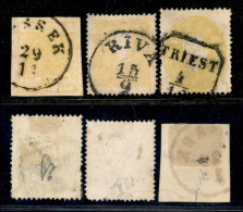 EUROPA - AUSTRIA - 1850 - 1 Kreuzer (1y) + 2 Kreuzer (10 II) + 2 Kreuzer (18) Usati - Punti Chiari - Da Esaminare - Otros & Sin Clasificación