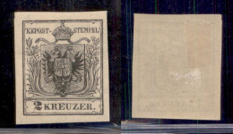 EUROPA - AUSTRIA - 1850 - Ristampe - 2 Kreuzer (2) - Gomma Originale - Otros & Sin Clasificación