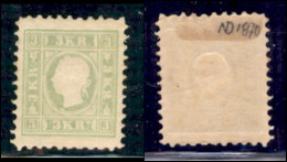 EUROPA - AUSTRIA - 1870 - Ristampe - 3 Kreuzer (12/II) - Gomma Originale - Other & Unclassified