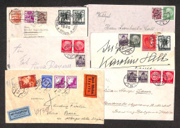 EUROPA - AUSTRIA - Annessione - 1938 - Sei Lettere Per L'Italia Dal 12 Aprile Al 18 Giugno Con Varie Affrancature Miste  - Sonstige & Ohne Zuordnung