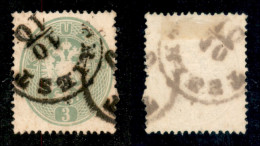 EUROPA - AUSTRIA - 1863 - 3 Kreuzer (25) Usato A Trieste - Otros & Sin Clasificación