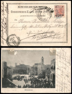 EUROPA - AUSTRIA - Lloyd Austriaco XXXVI (azzurro) - 20 Para (33) Su Cartolina (Betlehem) Per Wurtemberg Del 10.10.01 Ri - Other & Unclassified