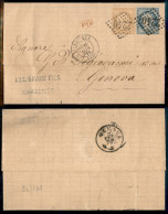 EUROPA - FRANCIA - 15 Cent (50) + 25 Cent (51) – Lettera Da Marsiglia A Genova Del 19.2.72 - Otros & Sin Clasificación