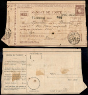 EUROPA - FRANCIA - Mandat De Poste - Tagliando Da Beauvais A Lione Del 3.4.96 - Other & Unclassified