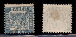 EUROPA - GERMANIA - Baden - 1868 - 7 Kreuzer (25) Usato - Altri & Non Classificati