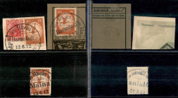 EUROPA - GERMANIA - 1912 - Flugpost Am Rhein - 10 Pfennig (I) Usato + 10 Pfennig (I) Usato Su Frammento Con Complementar - Sonstige & Ohne Zuordnung