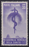 Italy   .  Y&T   .     545       .    **         .    MNH - 1946-60: Nieuw/plakker