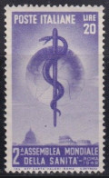 Italy   .  Y&T   .     545       .    **         .    MNH - 1946-60: Mint/hinged