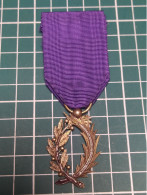 MÉDAILLE CHEVALIER DES PALMES ACADEMIQUES - Francia