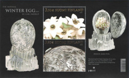 Finland Finnland Finlande 2005 Faberge Jewelry Stamps Anniversary Phenomenal Beauty! Block MNH - Verres & Vitraux