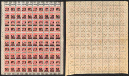 EUROPA - GERMANIA - 1923 - 125 Tausend Su 1000 Marchi (291) - Intero Foglio Di 100 Con Bordi Integri - Gomma Integra - Otros & Sin Clasificación