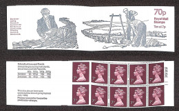 EUROPA - GRAN BRETAGNA - 1978 - 70p Folded Booklet “Dry - Stone - Walling” (FD4A) - Left Hand Margin - Nuovi - Other & Unclassified