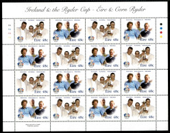 EUROPA - IRLANDA - 2005 - Ryder Cup (1684/1687) - Serie Completa In Minifogli - Gomma Integra - Sonstige & Ohne Zuordnung