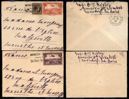 EUROPA - LUSSEMBURGO - 1937/1938 – Due Buste Da Mondorf A Marsiglia (236-187+235) - Other & Unclassified