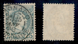 EUROPA - MONACO - 1885 - 25 Cent (6) Usato - Otros & Sin Clasificación