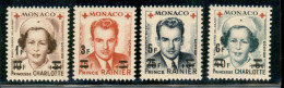 EUROPA - MONACO - 1951 - Croce Rossa (451/454) - Serie Completa - Gomma Originale - Other & Unclassified