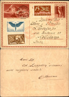 EUROPA - SVIZZERA - Zeppelin Schweizerflug (2.11.29) - Cartolina Postale Con Complementari Da St. Gallen A Milano - Altri & Non Classificati