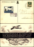 EUROPA - SVIZZERA - 1926 (29 Agosto) - Basel Internationale Ausstellung - Cartolina Ufficiale - Sonstige & Ohne Zuordnung