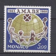 Monaco - YT N° 1625 ** - Neuf Sans Charnière - 1988 - Ongebruikt