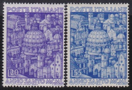 Italy   .  Y&T   .     558/559   (2 Scans)       .    **         .    MNH - 1946-60: Neufs