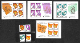 OLTREMARE - COREA DEL SUD - 1986 - Olimpiadi Seul (1435/1438 + Block 510/513) - Serie Completa + 4 Foglietti - Gomma Int - Altri & Non Classificati