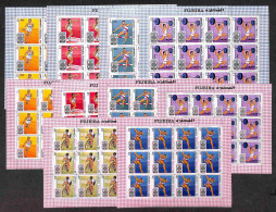 OLTREMARE - FUJEIRA - 1968 - Olimpiadi Messico (266/275) - Serie Completa In Minifogli Di 12 - Gomma Integra (110+) - Other & Unclassified