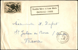 OLTREMARE - GUIANA FRANCESE - 1943 (9 Dicembre) - Cayenne Parigi - Aerogramma Del Volo - Sonstige & Ohne Zuordnung