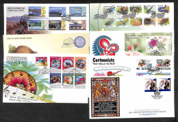 OLTREMARE - NUOVA ZELANDA - 1997 - 7 FDC Emessi Nell’anno (1614/1626 + 1628/1644) - Otros & Sin Clasificación