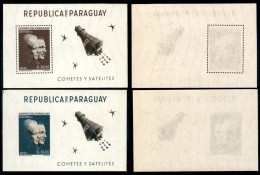 OLTREMARE - PARAGUAY - 1962 - Foglietti Razzi E Satelliti (Block 26/27) - Gomma Integra - Autres & Non Classés