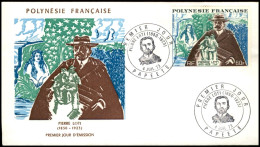 OLTREMARE - POLINESIA FRANCESE - 1973 - 60 Fr Pierre Loti (168) - FDC 4.7.73 - Andere & Zonder Classificatie