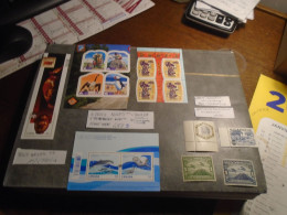 LOT De 4 BLOCS NEUFS 1 °) CHOIX + 4 Timbres POSTE AERIENNE  NEUFS** NICARAGUA Annees 1956!!! Forte Cote !!! - Ongebruikt