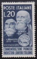 Italy   .  Y&T   .     566     .    **         .    MNH - 1946-60: Nuovi