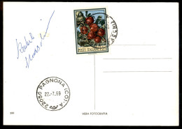 AUTOGRAFI - Mussolini Rachele (moglie Di Benito) - Autografo Su Cartolina Del 1969 - Autres & Non Classés