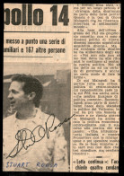 AUTOGRAFI - Roosa Stuart (astronauta) - Autografo Su Ritaglio Di Giornale Applicato Su Cartolina - Sonstige & Ohne Zuordnung