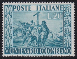 Italy   .  Y&T   .     597      .    **         .    MNH - 1946-60: Neufs