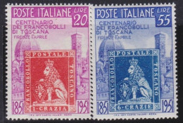 Italy   .  Y&T   .     591/592      .    **         .    MNH - 1946-60: Nieuw/plakker