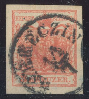 1850. Typography 3kr, DEBRECZIN - ...-1867 Vorphilatelie