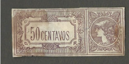 Timbre  -erinnophilie -  Tabac   Tabacos  -  50  Centavos - Tabaco