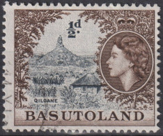 1954 Basutoland ° Mi:GB-BA 46, Sn:GB-BA 46, Yt:GB-BA 46, Qiloane Hill, Queen Elizabeth II Pictorials - 1933-1964 Kolonie Van De Kroon