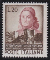 Italy   .  Y&T   .     604     .    **         .    MNH - 1946-60: Nuevos