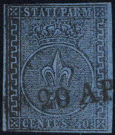 O 1852, Sass. 5 / 900,- - Parma