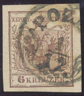 1850. Typography 6kr, POZEG - ...-1867 Vorphilatelie