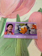 China Olympic Gold Winner Fu Mingxia Swim Jump Hong Kong Stamp - Brieven En Documenten