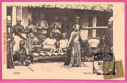 Af8877 - INDONESIA - Vintage POSTCARD - Java - 1902 - Ethnic - Indonésie