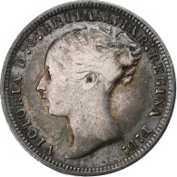 Grande-Bretagne, Victoria, 3 Pence, 1874, Argent, TB+, KM:730 - F. 3 Pence